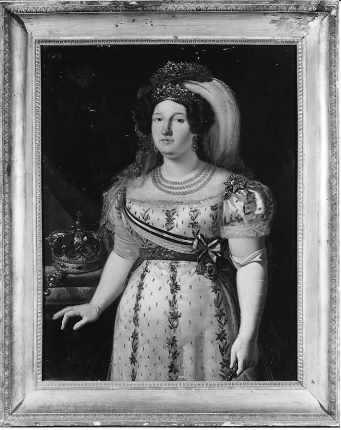 Ritratto di Maria Isabella moglie di Francesco I di Borbone - Regia di Caserta